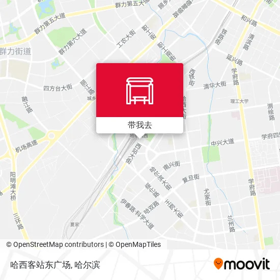 哈西客站东广场地图