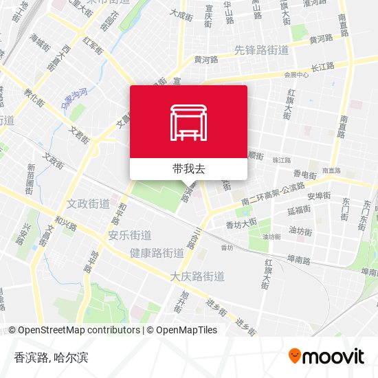 香滨路地图