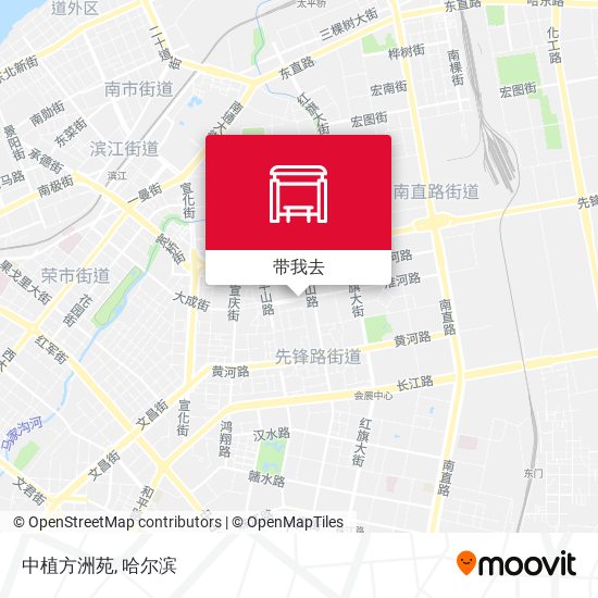 中植方洲苑地图