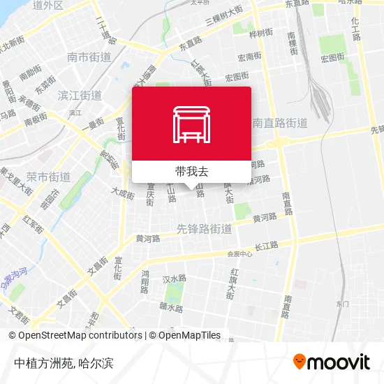 中植方洲苑地图
