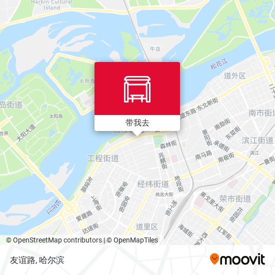 友谊路地图