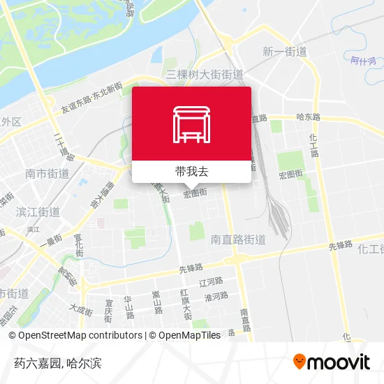 药六嘉园地图