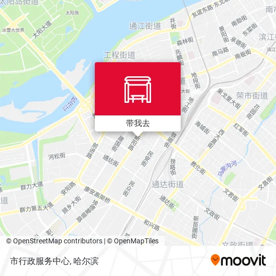 市行政服务中心地图