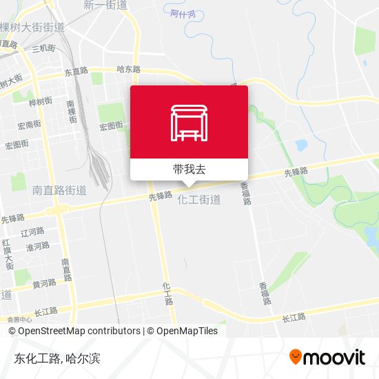 东化工路地图