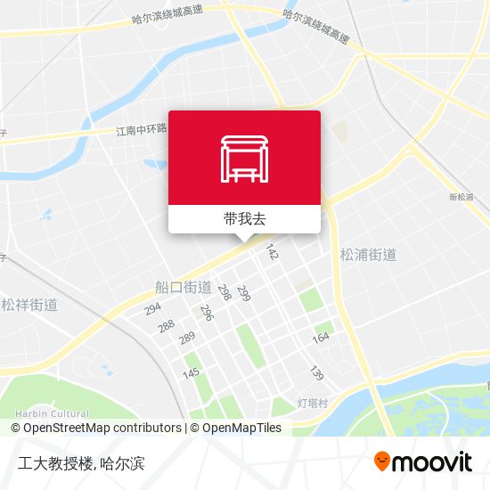 工大教授楼地图