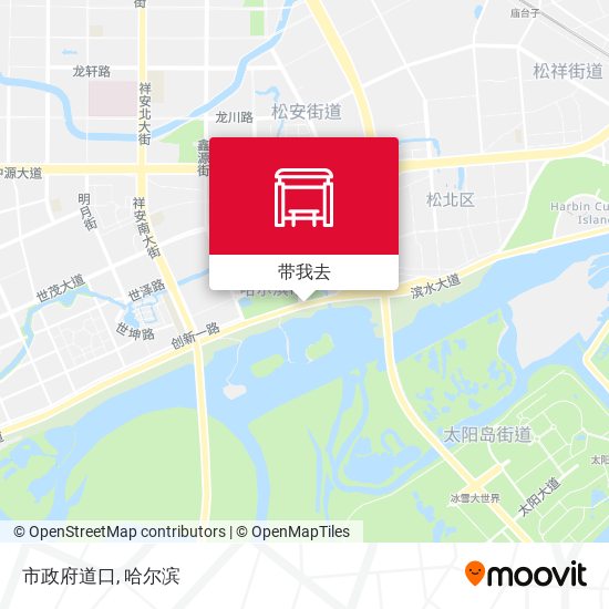 市政府道口地图