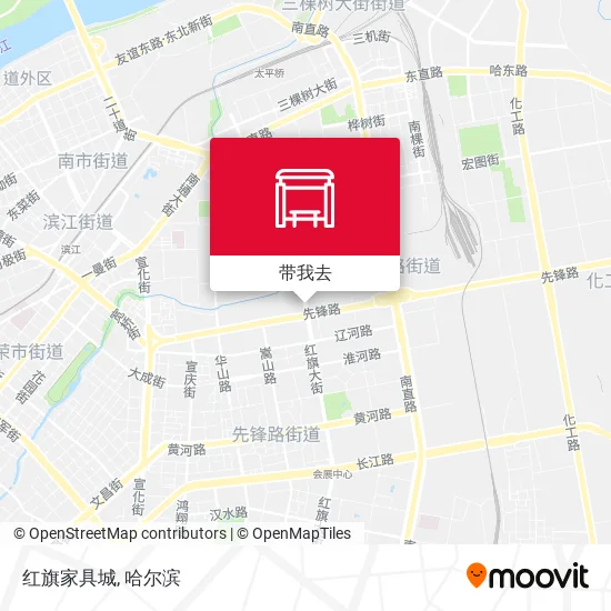 红旗家具城地图