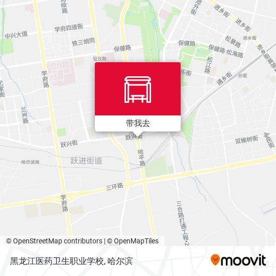 黑龙江医药卫生职业学校地图