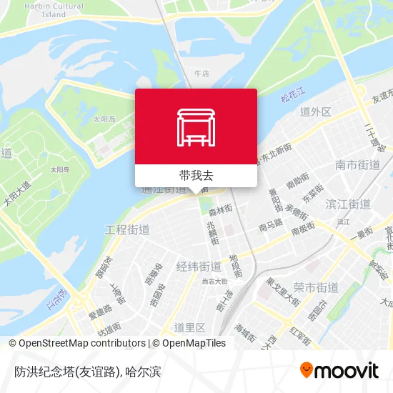 防洪纪念塔(友谊路)地图
