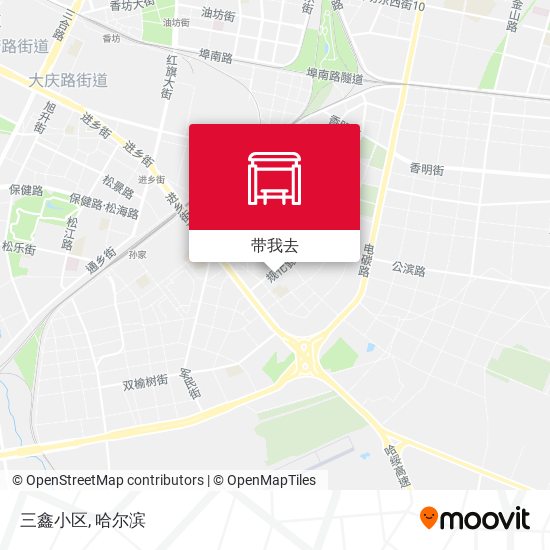 三鑫小区地图