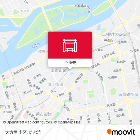 大方里小区地图