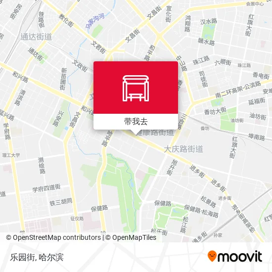 乐园街地图