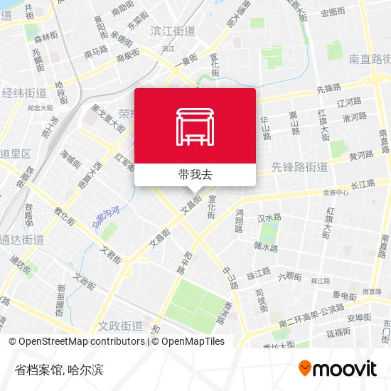 省档案馆地图