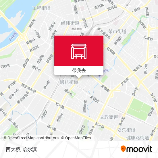 西大桥地图