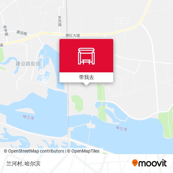 兰河村地图