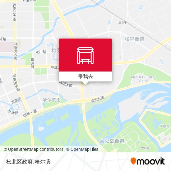 松北区政府地图