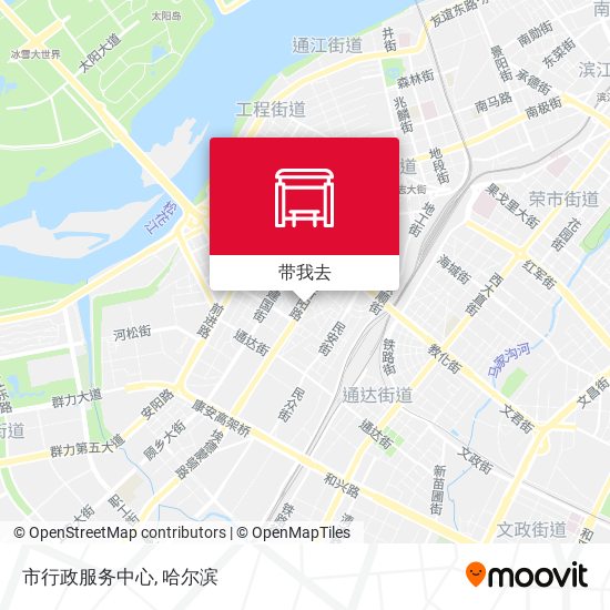 市行政服务中心地图