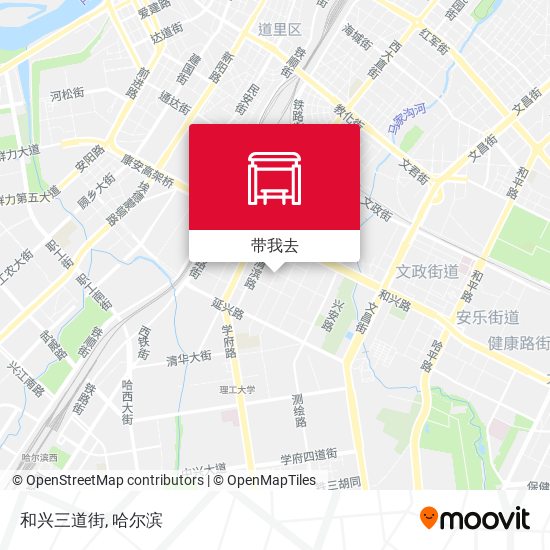 和兴三道街地图