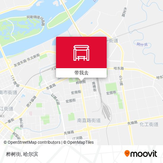 桦树街地图