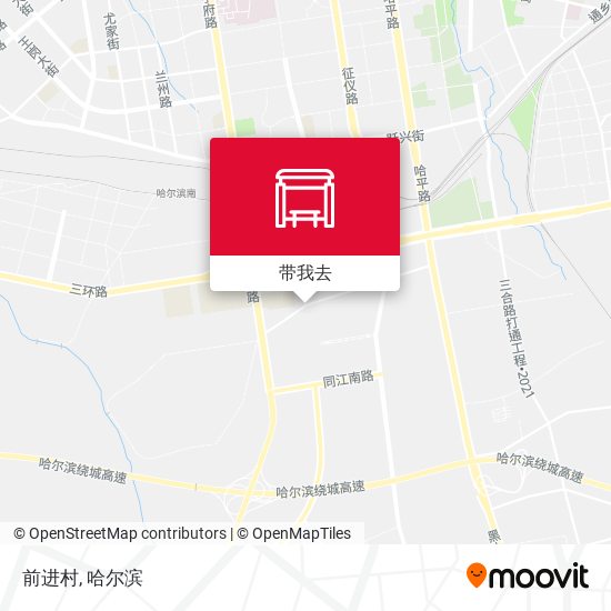 前进村地图