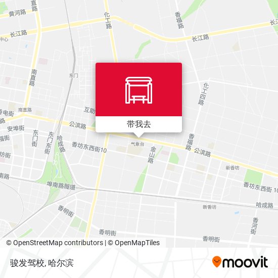 骏发驾校地图