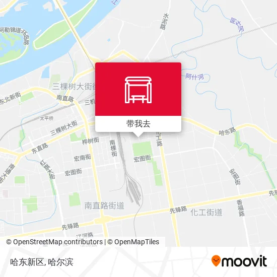 哈东新区地图