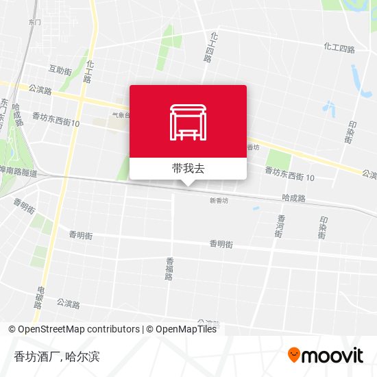 香坊酒厂地图