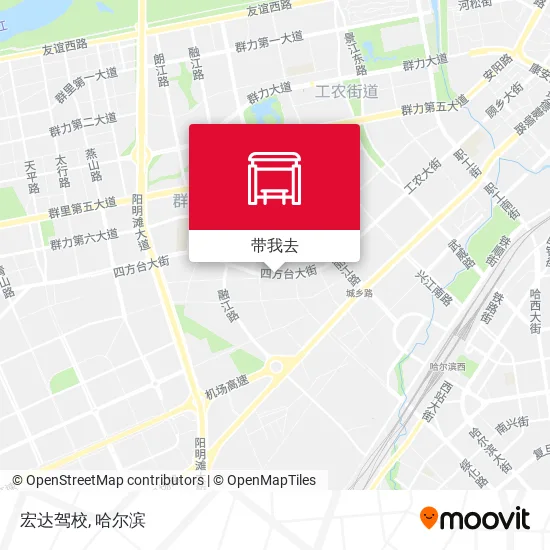 宏达驾校地图