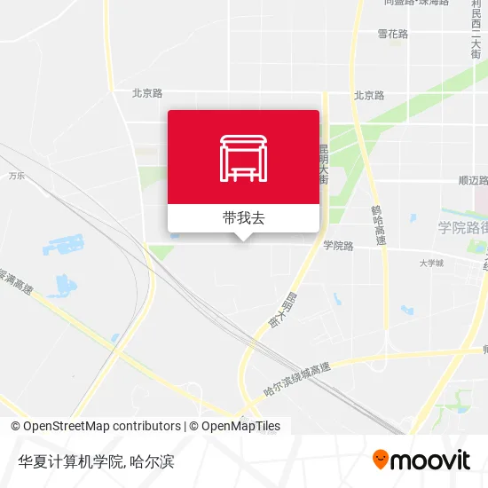 华夏计算机学院地图