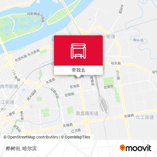 桦树街地图