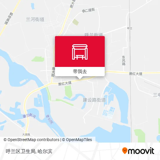 呼兰区卫生局地图