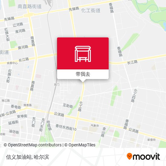 信义加油站地图