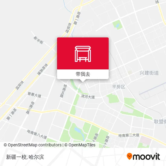 新疆一校地图
