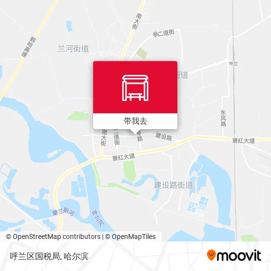 呼兰区国税局地图