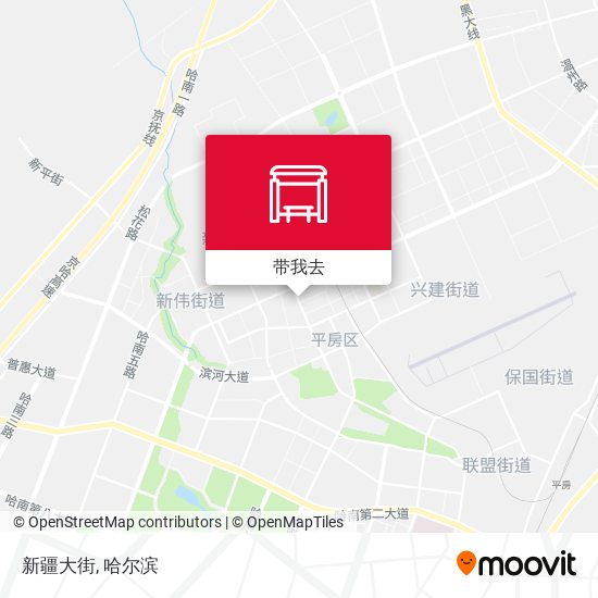 新疆大街地图