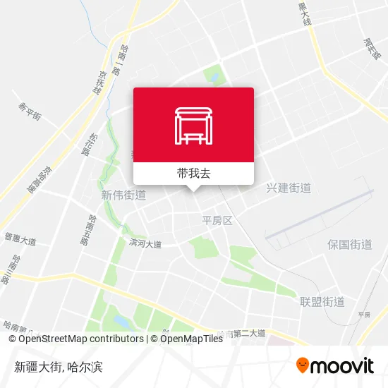 新疆大街地图