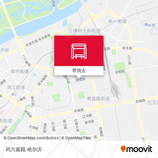 药六嘉园地图