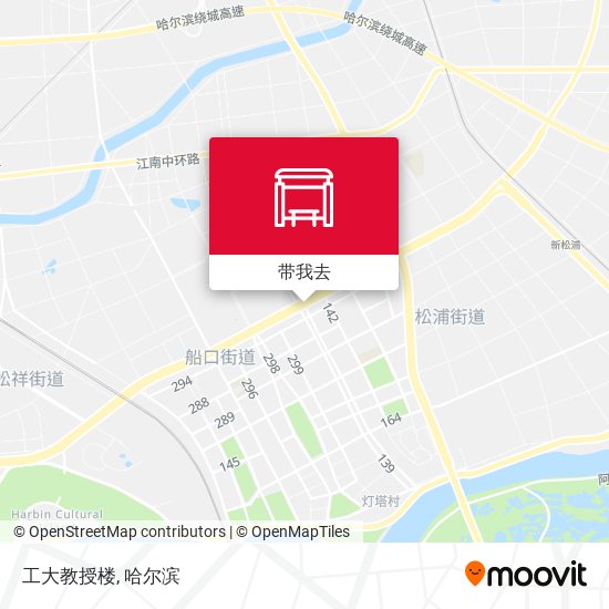 工大教授楼地图