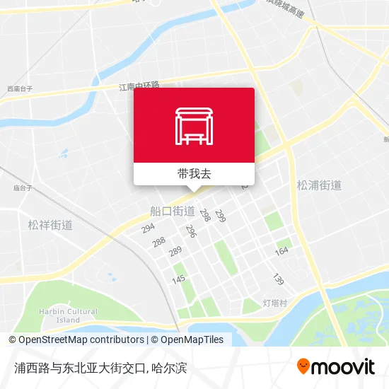 浦西路与东北亚大街交口地图