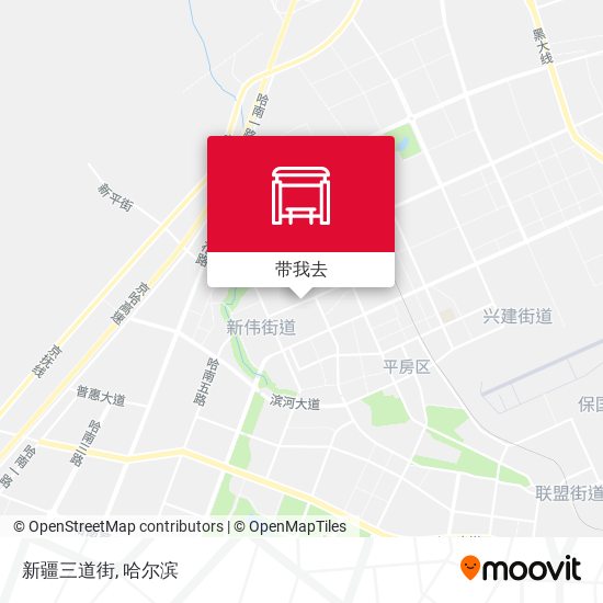 新疆三道街地图