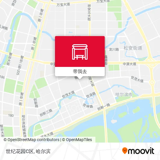 世纪花园C区地图
