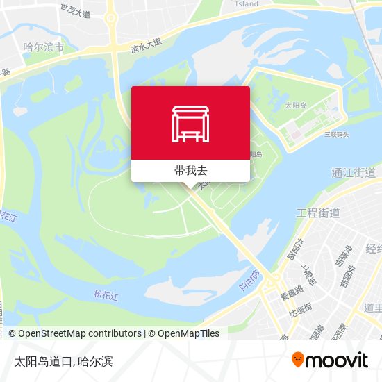 太阳岛道口地图