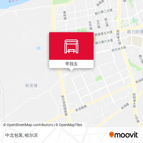 中北包装地图