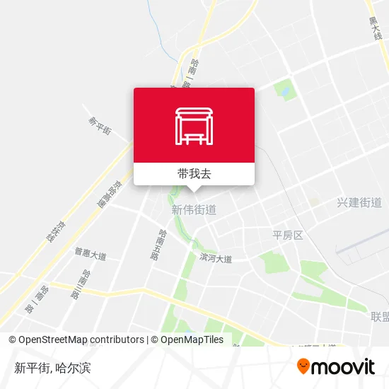 新平街地图