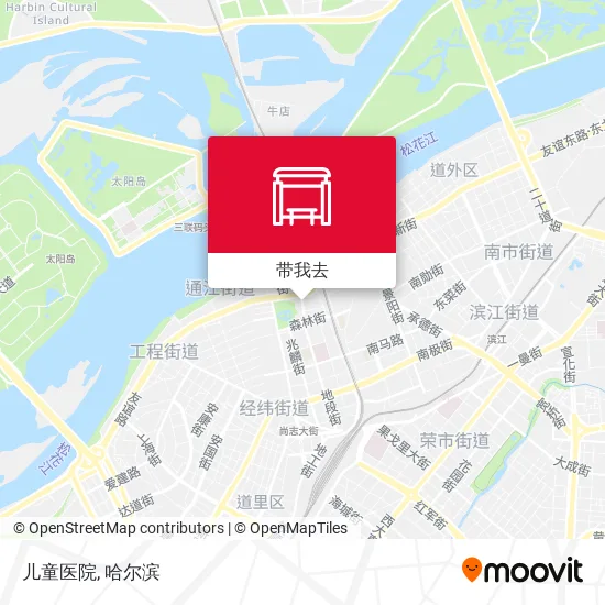 儿童医院地图