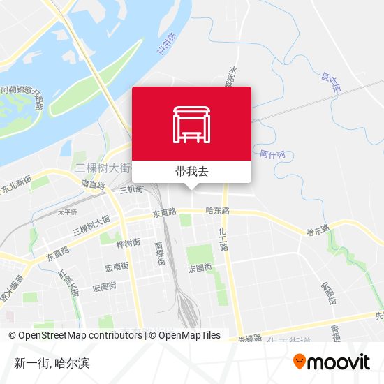 新一街地图