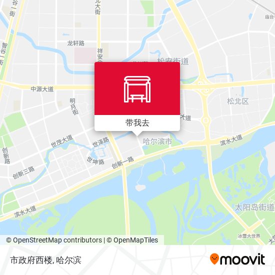 市政府西楼地图