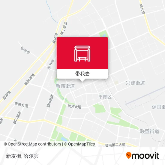 新友街地图