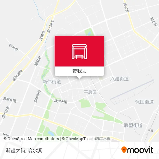 新疆大街地图