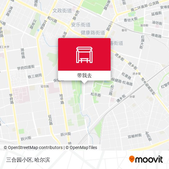 三合园小区地图